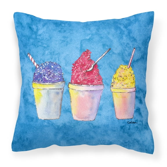 Carolines Treasures 8780PW1414 Snowballs Canvas Fabric Decorative Pillow, 14Hx14W, multicolor