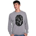 thumbnail image 3 of Funny Trust Me I'm A Ninja Joke Men's Long Sleeve Tee T Shirt Brisco Brands S, 3 of 6