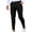 Black, variant on Mens Dress Pants High Waist Stretch Regular Fit Business Pants with Pockets 2025 Fashion Lightweight Classic Solid Color Long Trousers