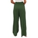 thumbnail image 4 of Pantalones casuales holgados de algodón y lino para mujer cintura elástica pantalones de playa de verano para yoga pantalones con bolsillos, 4 of 4