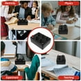 thumbnail image 4 of HOOWIFFY Laboratory Resistance Box Black Adjustable Physical Substitution Box 0 to 9999 Ohm for Experiments, 4 of 6