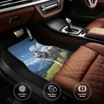 thumbnail image 6 of Naloa Blue Sky Dog Car Foot Mat Set of 4 Pieces - Universal Floor Liner Neoprene Full Set Floor Mats for Cars Trucks SUV, 6 of 7