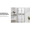 thumbnail image 6 of Vintage Narrow Storage Cabinet with 1 Drawer and 7 Storage Areas - Multipurpose for Multiple Room Scenarios, 6 of 7