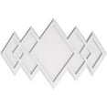 thumbnail image 1 of Ekena Millwork CMP34X22ZE 22.62 x 34 in. Rectangle Zoe Architectural Grade PVC Contemporary Ceiling Medallion, 1 of 4