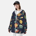 thumbnail image 4 of Picia Space Women's Men's UPF 50+ Sun Protection Hoodie Shirt Long Sleeve SPF Fishing Outdoor UV Hiking Lightweight Shirts-Medium, 4 of 9