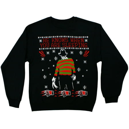 Nightmare on Elm Street Freddy Krueger Men's Christmas Sweatshirt