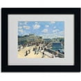 thumbnail image 2 of Trademark Fine Art "Pont Neuf Paris 1872" Canvas Art by Pierre Renoir, Black Frame, 2 of 3