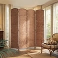 thumbnail image 2 of HOMCOM 4 Panel Folding Room Divider Privacy Screen Indoor Home Decoration, 2 of 10