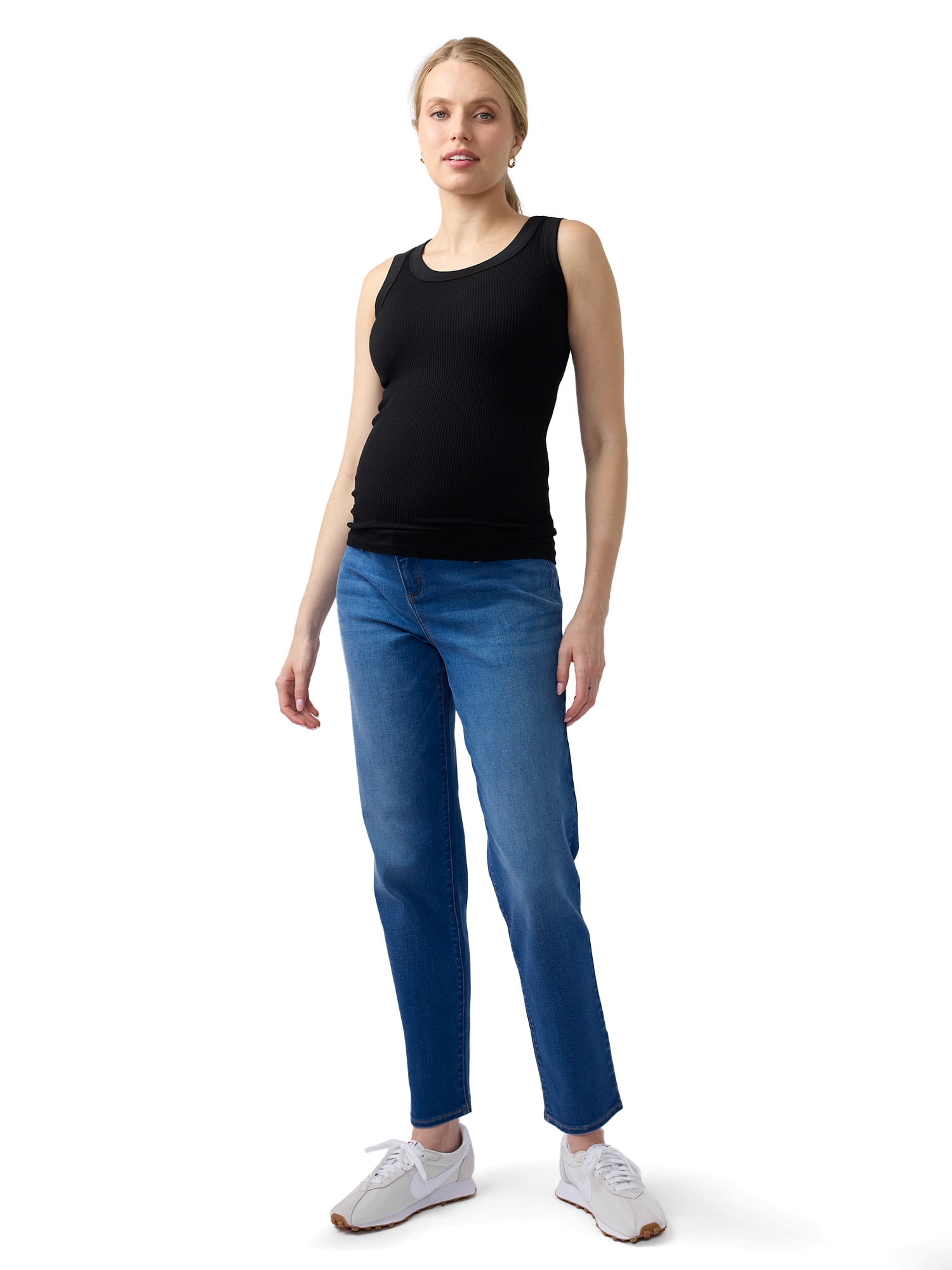 Ingrid & Isabel For Every Belly Women's Maternity Seamless Fitted RibTank, Sizes S-XXL