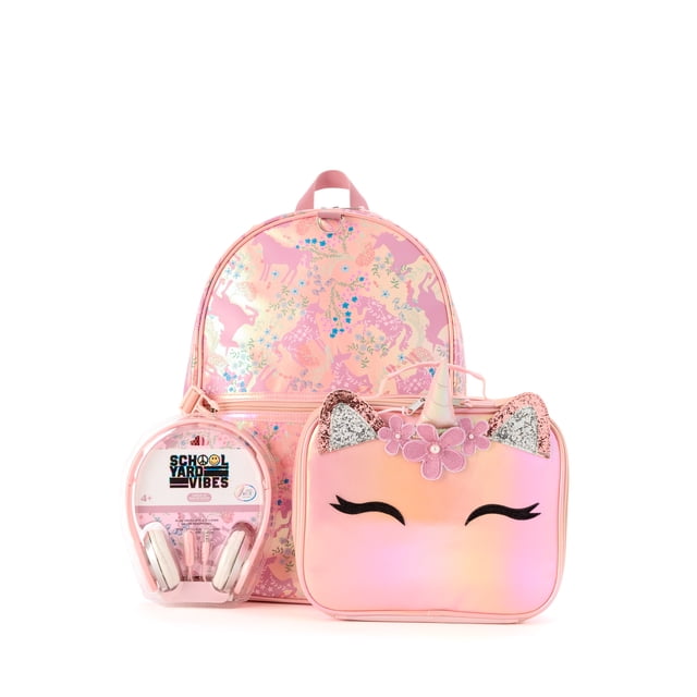 School Yard Vibes Magical Unicorn Dream Backpack Set