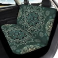 thumbnail image 4 of Pzuqiu Datura Floral Front and Rear Seat Cover Set 3 Pieces, Car Seat Covers Polyester Lightweight Full Set for Sedans Trucks Cars, 4 of 10