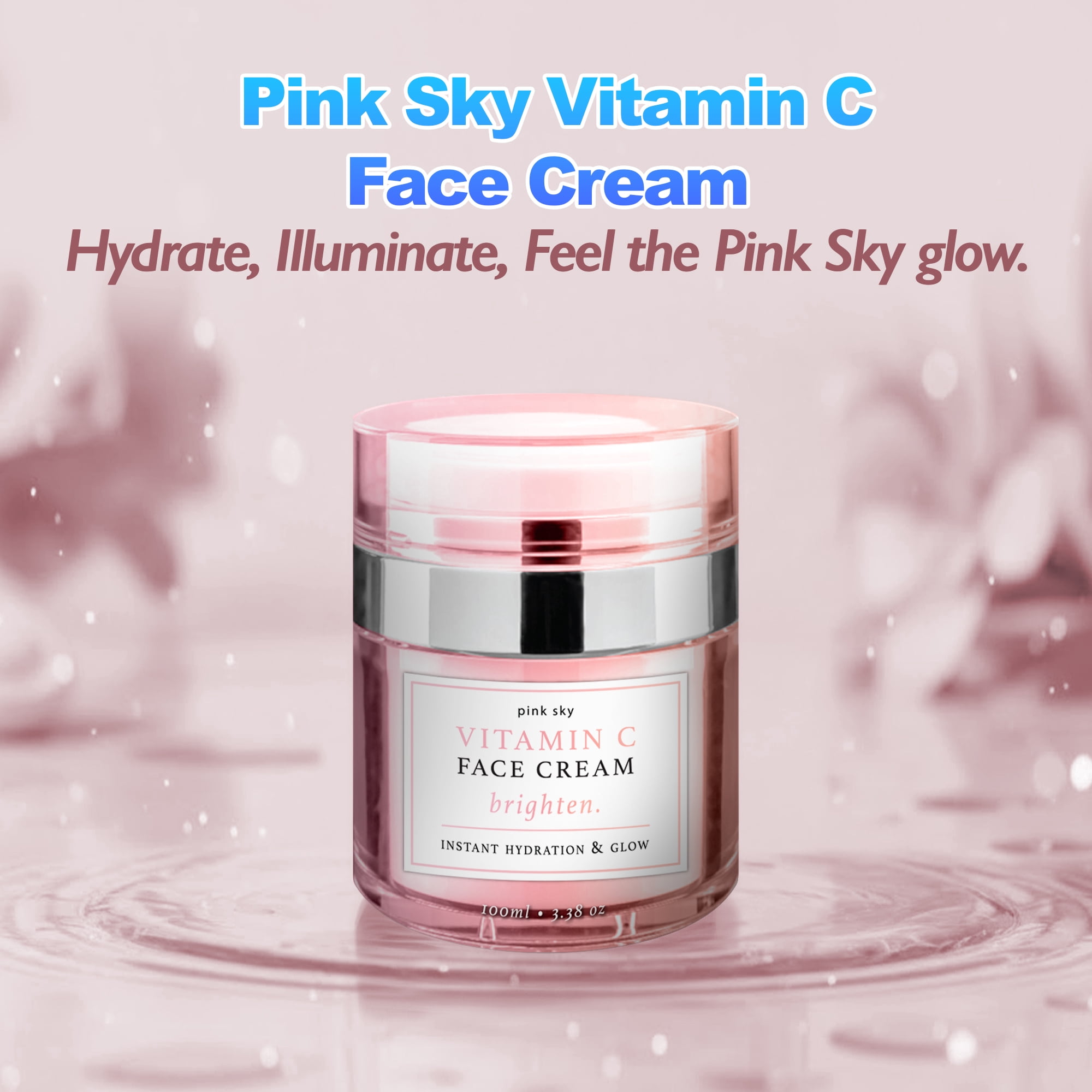Pink Sky Face Cream instant hydration and glow Vitamin C Face Cream 100ml
