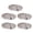 Silver, variant on 5Pcs Brooch Converter Magnet Metal Lapel Pin Brooch Holder Converter Easy Use