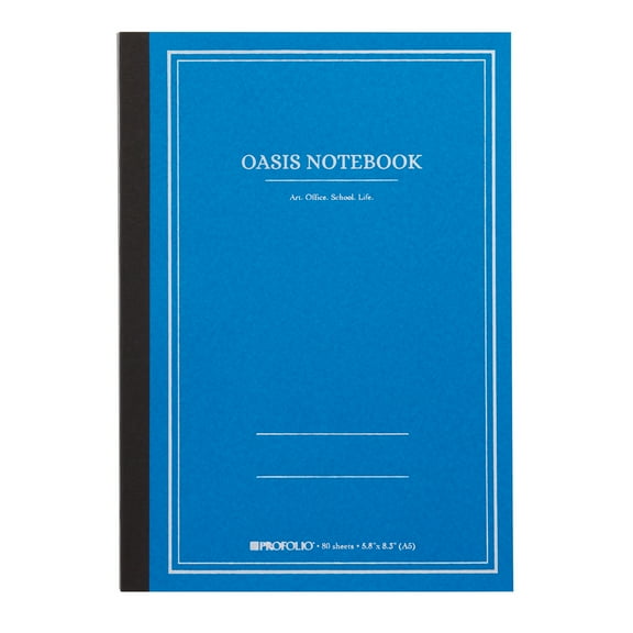 Itoya ProFolio Oasis Notebook, Medium, Sky