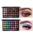 thumbnail image 5 of Paleta de sombras de ojos arcoíris de 40 colores, paleta de sombras de ojos con brillo metálico mate, 5 of 5