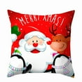 thumbnail image 6 of 4Pcs Christmas Pillow Covers Cushion Covers Decor Pillow Case For Sofa Couch, 6 of 6