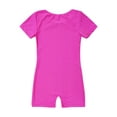 thumbnail image 4 of Jizyo Kids Boys Girls Short Sleeves Ballet Dance Gymnastics Leotard One Piece Biketard Jumpsuit Dancewear Rose 8, 4 of 5