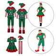 thumbnail image 1 of Elfo Navidad Traje Ropa Cosplay Fiesta Navidad Men170cm 180cm Women160cm SM SunniMix Ropa de elfo, 1 of 8