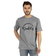 thumbnail image 1 of Inkmeso T-Shirt à Col Rond pour Hommes avec Imprimé Graphique Promoted To Daddy€ pour Papa pour la Première Fois, 1 of 7