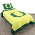 thumbnail image 2 of Oregon Ducks 3 Pc Reversible Cotton Comforter Set, 1 Comforter, 2 Shams, Full, 2 of 3
