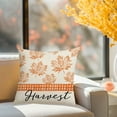 thumbnail image 4 of Btomtd 17.7x17.7 in Thanksgiving Pillow Cover Linen Decorative Pillowcase for Sofa Home Decor Cushion Cover Pillow Case for Halloween, Orange-A, 4 of 6