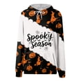 thumbnail image 5 of Godom Plus Size Hoodies for Women Halloween Long Sleeve Pullover Shirts Drawstring Tops S-5XL, 5 of 6