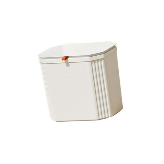 Plastic Kitchen Trash Can Trash Bin Storage Shelf with Wheel For Small Kitchens