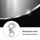 thumbnail image 5 of 5pcs Stainless Steel Eye Slip Hook with Safety Latch Lifting Hoisting Chain Hooks, 5 of 5