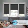 thumbnail image 6 of Keego No Tools No Drill Cordless Roller Blinds 100% Blackout Thermal Insulated Reduce Noise Privacy Shades Roller Shades Blinds for Windows (Black, 34"W x 56"H), 6 of 8