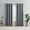 Grey, variant on Eclipse Auden Traditional Grey Grommet Blackout Single Curtain Panel, 52" x 84"