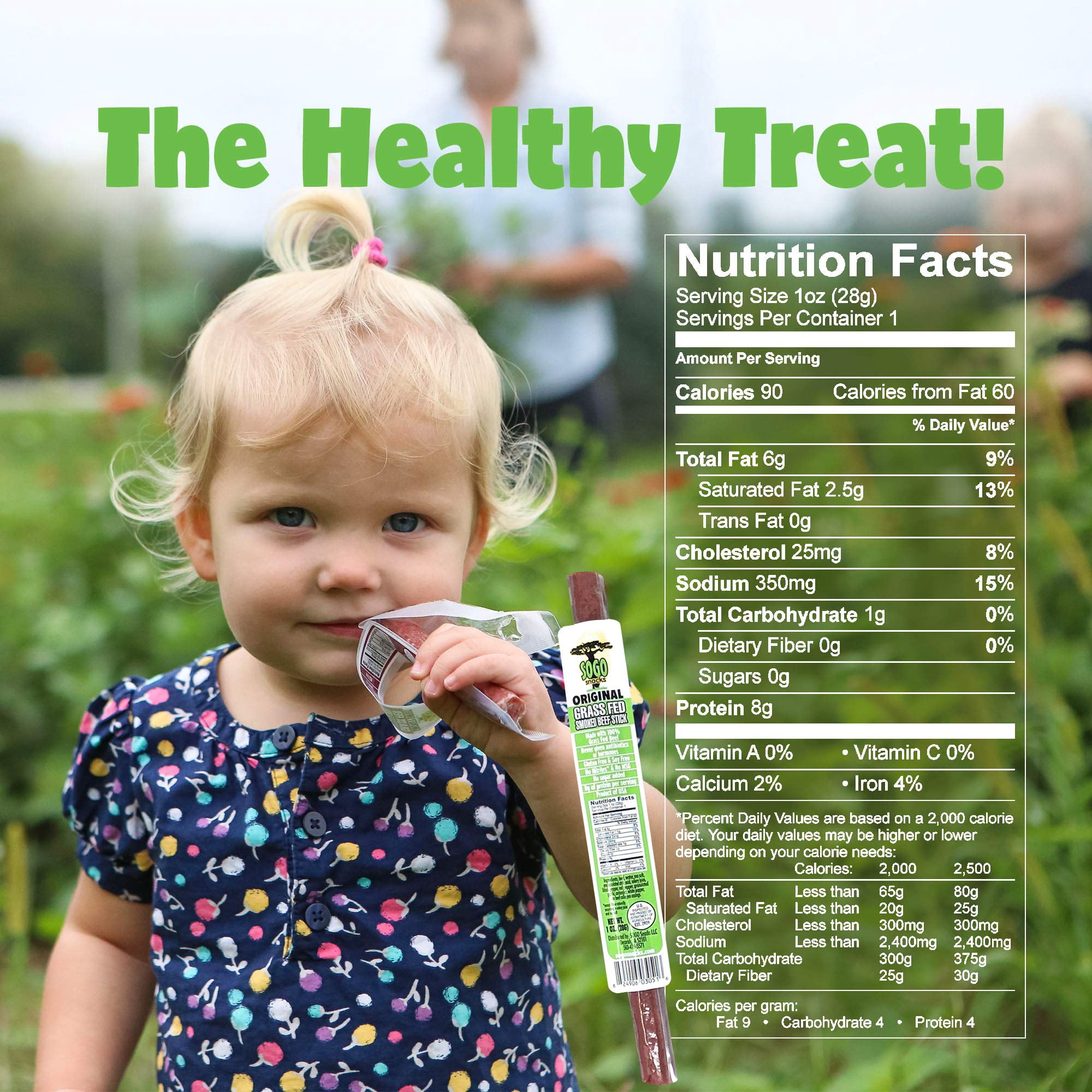 100% Grass-Fed, Paleo, Whole30 and Keto Friendly Beef Sticks: MSG, Gluten and Soy Free, Never Given Antibiotics or Hormones (Original Flavor, 48-Count, 1-oz Stick)