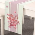 thumbnail image 4 of Day Table Runner Letters Flowers Festive Atmosphere Decorative Tablecloth Table Runner, 4 of 5