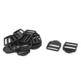thumbnail image 1 of Unique Bargains Suitcase Belt Webbing Connector Ladder Lock Buckle Black 38mm Strap Width 15pcs, 1 of 3