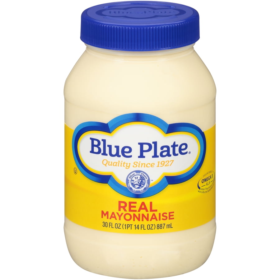 Blue Plate Real Mayonnaise, 30 fl oz Plastic Jar