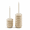 Spiral-travertine, variant on Travertine Marble Candlestick Holders Waist-travertine Set of 2 Multi-purpose for Taper Pillar Tealight Scented Candles