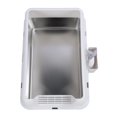 thumbnail image 1 of Stainless Steel Cat Litter Box Top Entry Anti Splashing Large Metal Kitty Toilet for Big Cats, 1 of 7