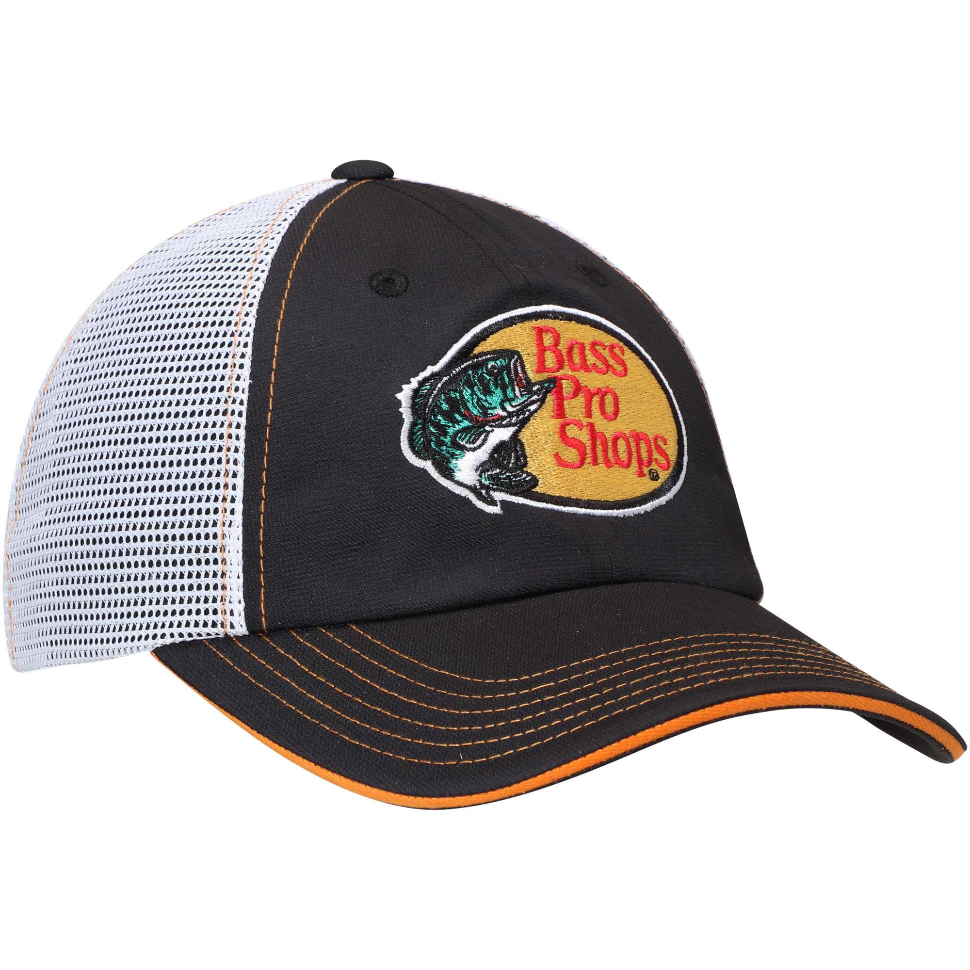 Checkered Flag Sports NASCAR Bass Pro Martin Truex #19 Black and White Cap//Hat with Velcro Closure