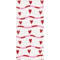 thumbnail image 3 of Celebrate Together Valentine's Day Kitchen Towels, Heart Pattern, 15 x 26 inches, Red and White, 2-Piece Set, 3 of 8