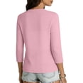 thumbnail image 4 of LIaqionyy Cropped Cardigan for Womens Open Front Summer Lightweight Cover up Dresses 3/4 Sleeve Cardigans, 4 of 7