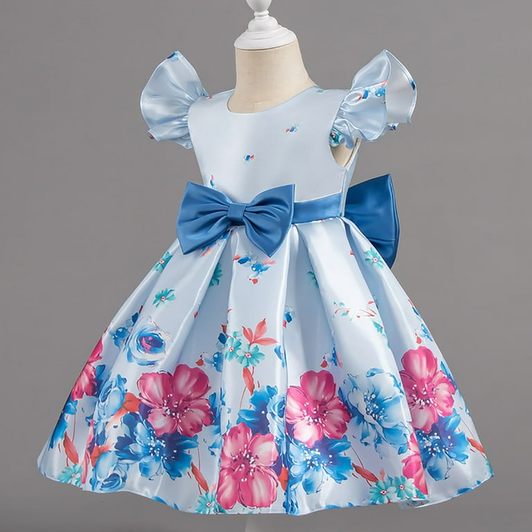 bridesmaid dresses for 3 year olds BABARONI Tulle Junior Bridesmaid Dresses Satin Top Glamourous Bowknot Dusty Sage, Dusty Sage / J4 main image 0