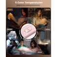 thumbnail image 4 of Luz para libros Glocusent de 26 LED recargable con clip, rosa, 4 of 8