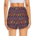 thumbnail image 4 of Goofa African Women Printed Women 2 in 1 Running Shorts,Quick Dry Athletic Workout Shorts,High Waisted Athletic Shorts with Liner Pockets-Medium, 4 of 9