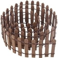 thumbnail image 1 of Miangastore Miniature Garden Fence Coffee 1Pack 35.43 Inches X 1.96 Inches, 1 of 8