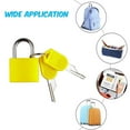 thumbnail image 2 of Travel Equipment Suitcase Lock Mini Padlock with Key Small Lock School Bag Backpack Luggage Padlock School Gyms Outdoor Backpack Lock, 2 of 5