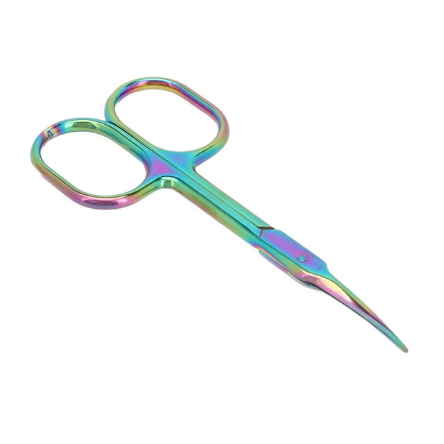 Ciseaux de Manucure, Coupe Précise Facilement Parage de Couleur Ciseaux Cuticules en Acier Inoxydable Résistant à la Rouille pour Salon de Beauté