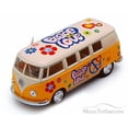 thumbnail image 2 of 1962 Volkswagen Classical Bus, Yellow - Kinsmart 5377DF - 1/32 scale Diecast Model Toy Car (Brand New, but NOT IN BOX), 2 of 2