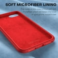 thumbnail image 7 of ImpactStrong iPhone SE 2020 Case/iPhone 7 / iPhone 8 Case, Silicone Heavy Duty Liquid Gel Shockproof Case with Soft Microfiber Cloth Cushion for iPhone 7/8 and iPhone SE 2020 (2nd Generation) - Red, 7 of 7