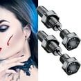 thumbnail image 2 of Pendientes de moda europeos y americanos de acero inoxidable y titanio con tornillo, pendientes de piercing para Halloween, pendientes de tornillo, 2 of 2