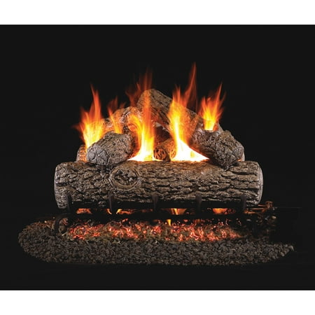 

Real Fyre Golden Oak Vented Gas Log Set with Burner