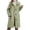 Green, variant on Vdoaml Girls Long Wool Blend Overcoat Kids Lapel Collar Single Breasted Button Coat Children Fall Winter Outerwear 8-9 Years Light Gray